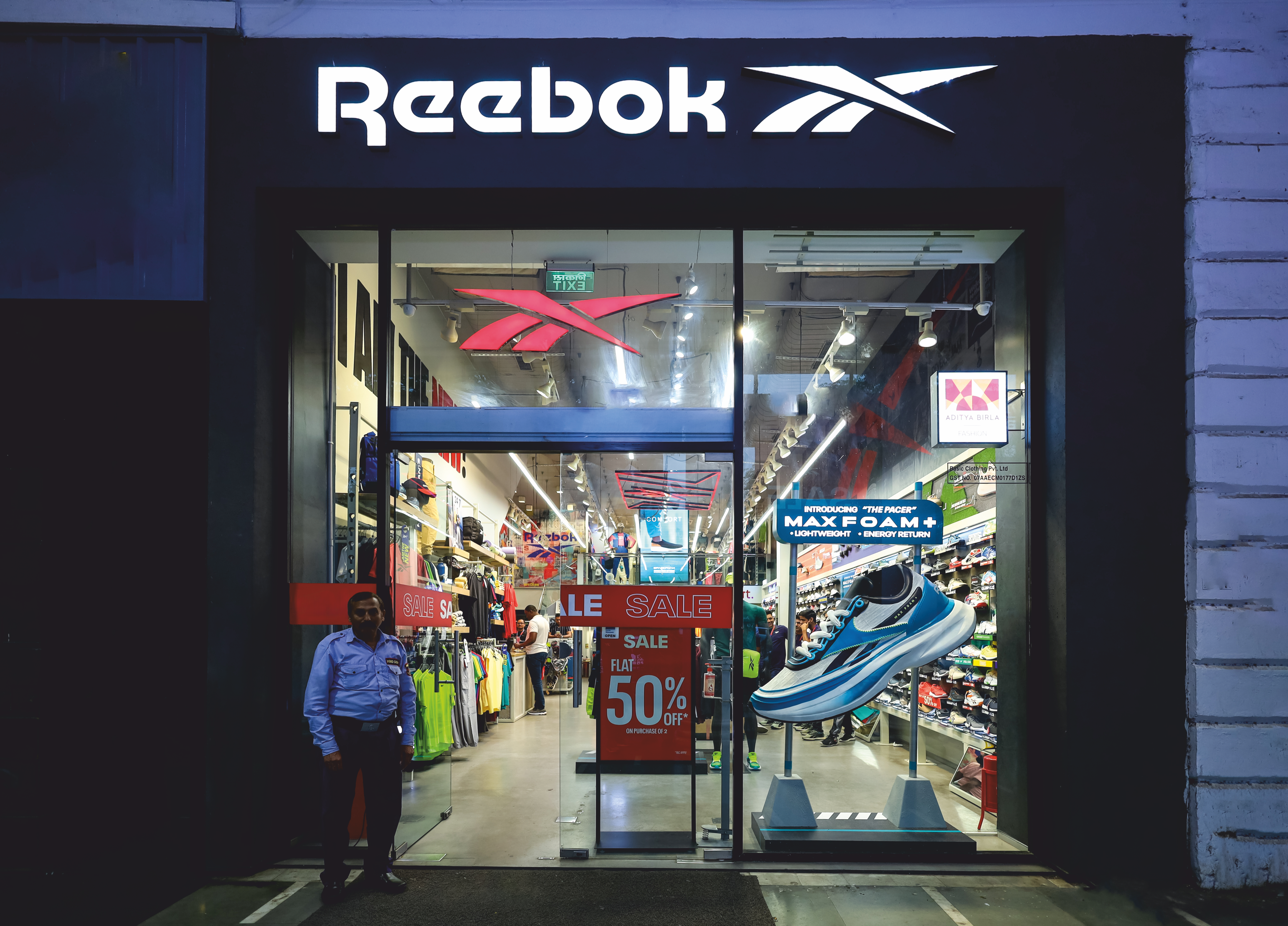reebok Project Work